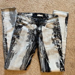 Silence +Noise high rise skinny twig jean 27